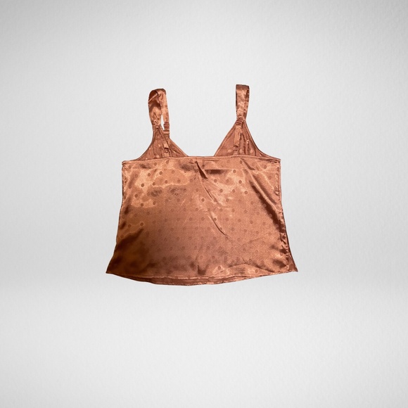 Brand New with Tags Orange Polka Dot Blouse - Picture 3 of 3